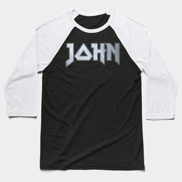 John Baseball T-Shirt by KubikoBakhar